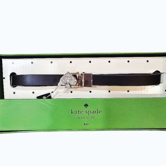 Kate Spade New York Embellished Leather Slim Reversible‎ Belt main image 6